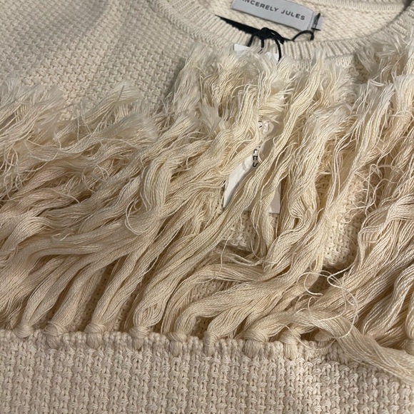 Sincerely Jules knit fringe dress NWT - Picture 5 of 7